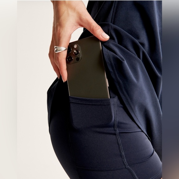 FREE SHIPPING! Abercrombie & Fitch Athletic GREEN Mini Dress w/ in skort - Picture 10 of 15